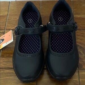 Jabasic Kids Black Mary Jane Shoes